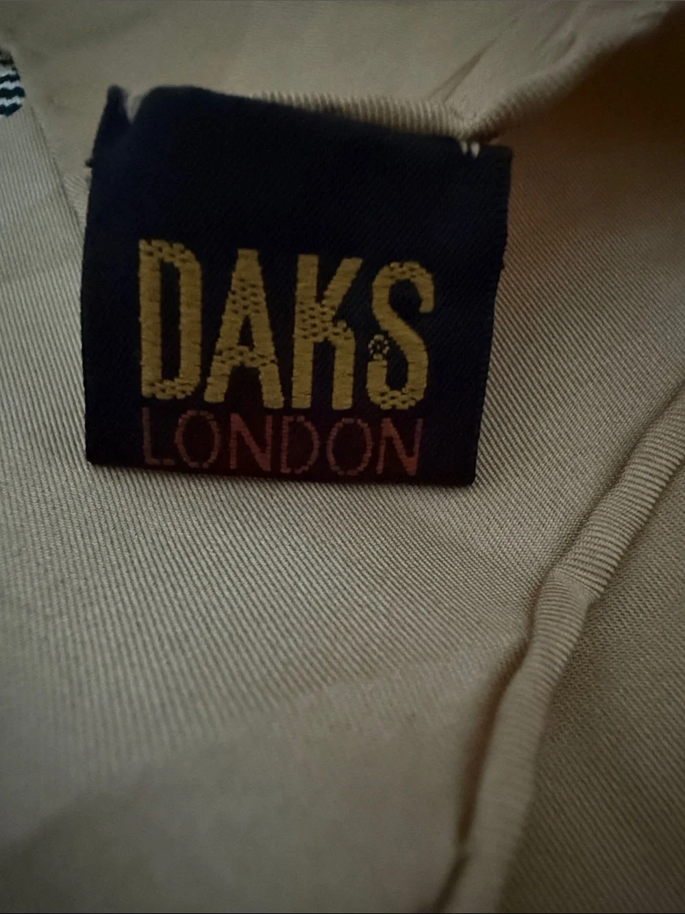 Darks London Classic Plaid 100% SILK SCARF with Beige Border. About 34”x34”.